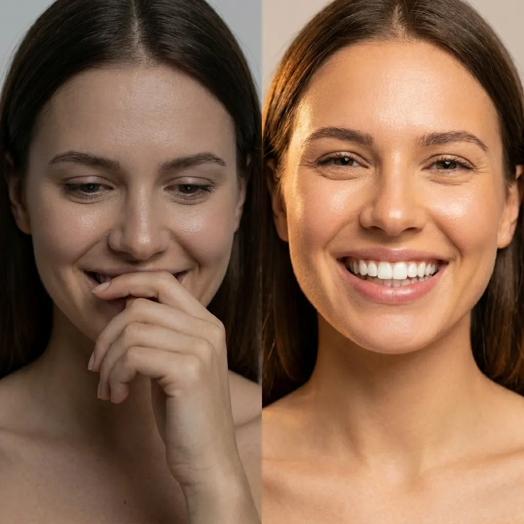 نتائج باقة الابتسامة البيضاء قبل وبعد